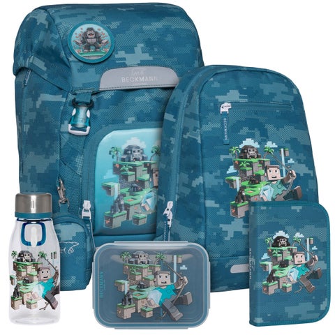 Pakke skolesekk 1.kl Jungle Game 22L - Beckmann