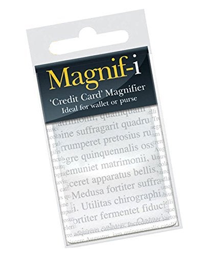 Forstørrelsesglass Kredittkort