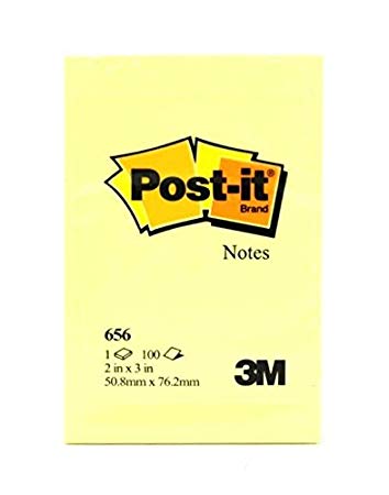 Post-It Notatblokk 656 Gul 51X76Mm