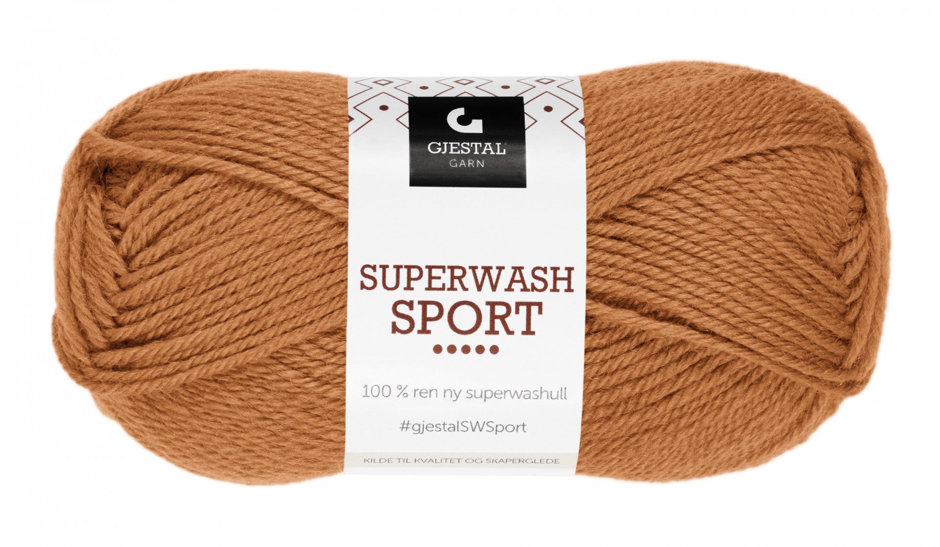 Garn Gjestal Superwash Sport 50g Oker