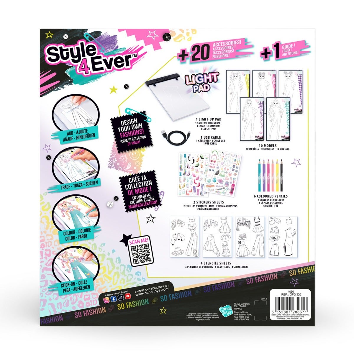 Style Fashion Designer Light-Up Pad