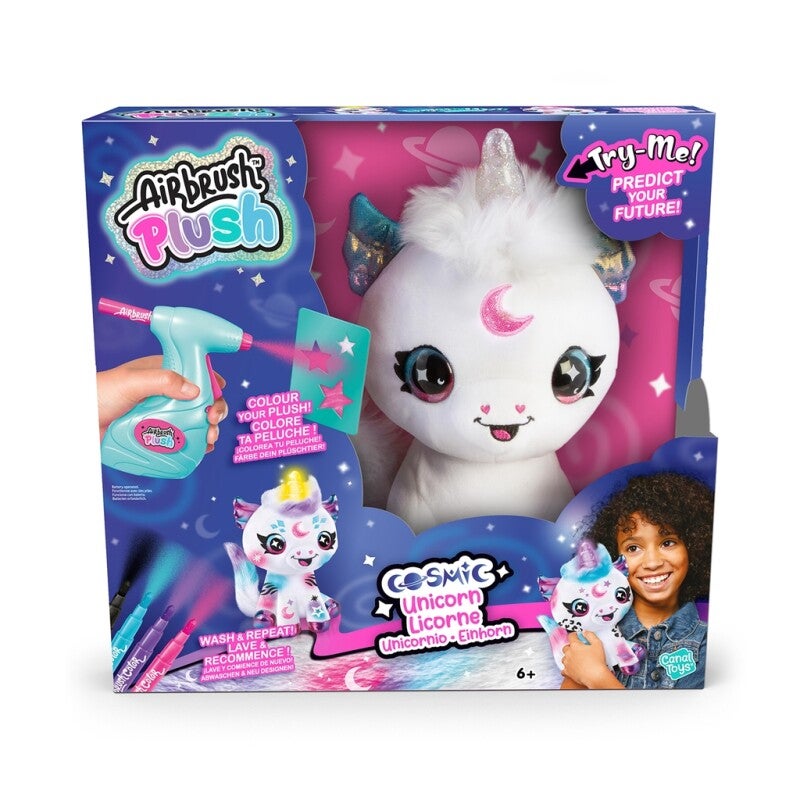 Airbrush Plush Cosmic Unicorn 20cm
