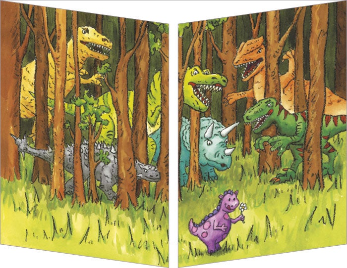 Bilde av Klaffekort Dinosaurene