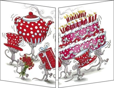 Klaffekort "Muse-party"