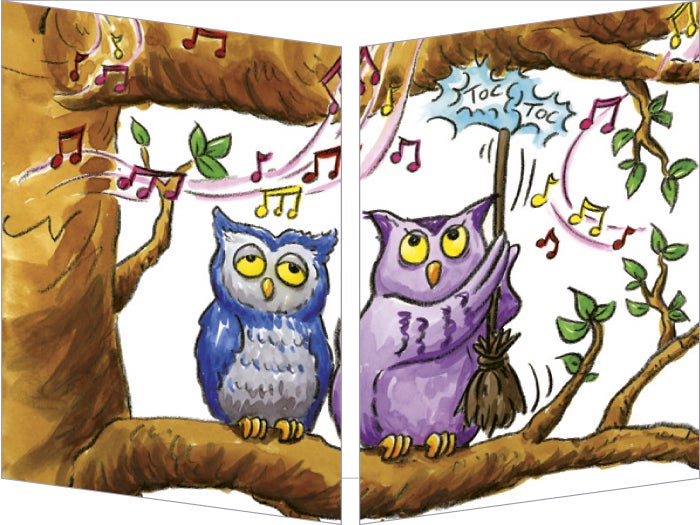 Klaffekort, "Ugler i blokk"