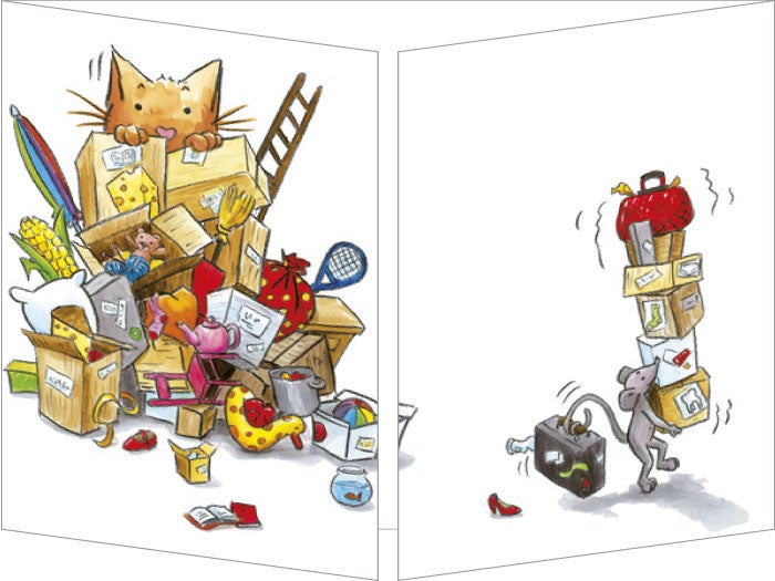 Klaffekort flyttesjau