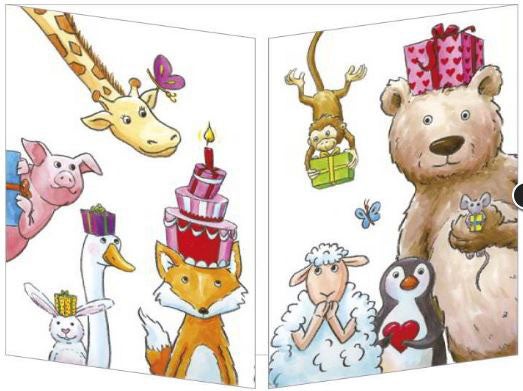 Klaffekort Bursdagsdyr