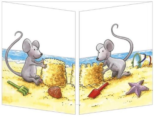 Klaffekort, Mus Og Sandslott