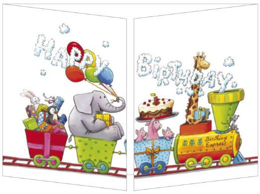 Klaffekort Birthday Express