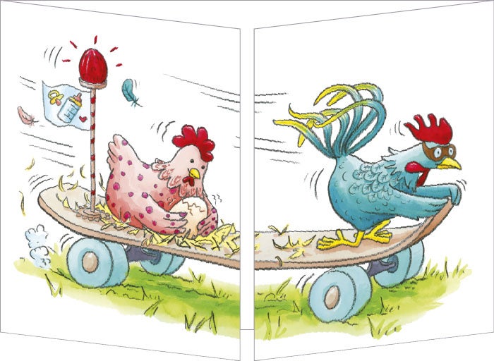 Klaffekort Høne skating