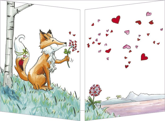 Klaffekort Tusen kyss