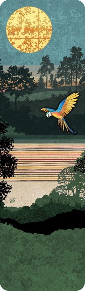 Bokmerke Bug Art Scenic papegøye - 5x17cm