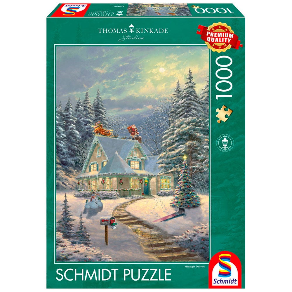 Puslespill Schmidt 1000 Kinkade Christmas Eve