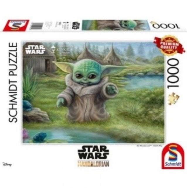 Disney Star Wars - 'The Mandalorian - Child's Play' by Thomas Kinkade 1000 Piece Schmidt Puzzle - 1000 Piece Schmidt Puzzle