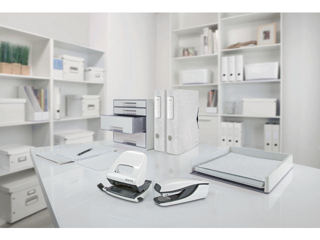 Hullemaskin Leitz Nexxt 5008 perlehvit