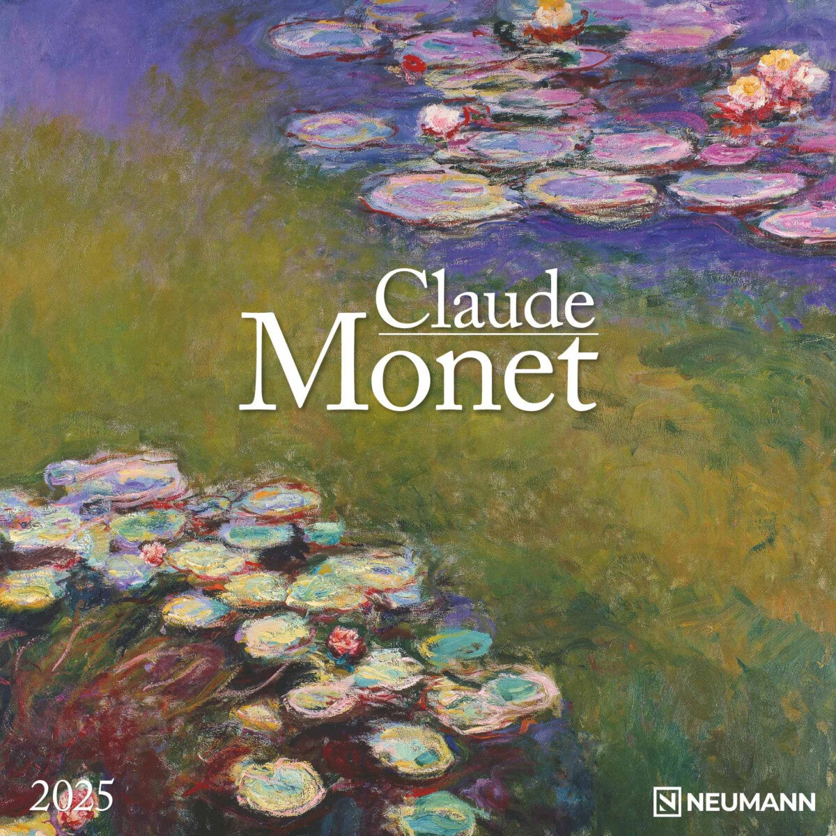 Kalender 2025 Claude Monet 30x30cm