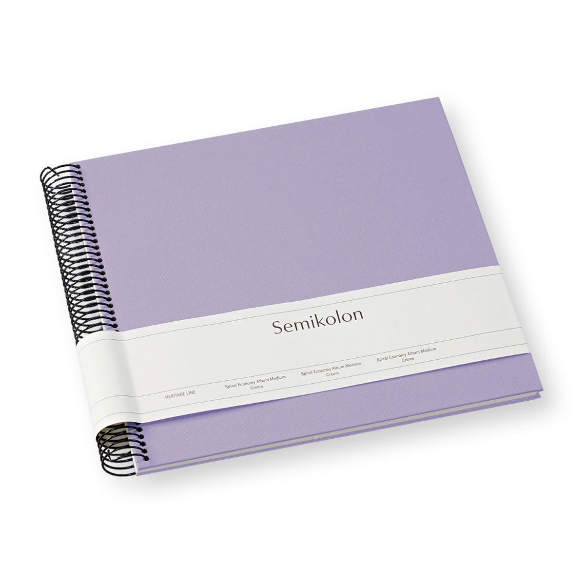 Album Spiral Cream Lilac Silk M