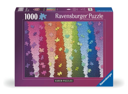 Puslespill 1000 Farger På Farger Ravensburger