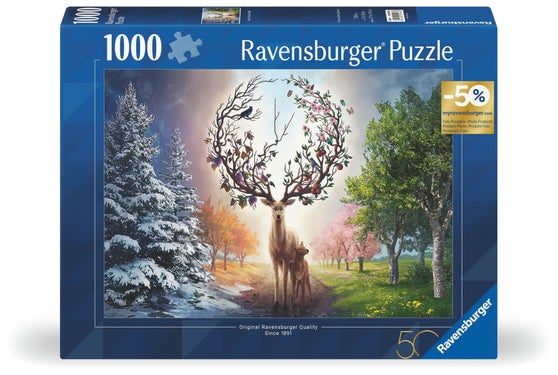 Puslespill 1000 Magisk Hjort Ravensburger