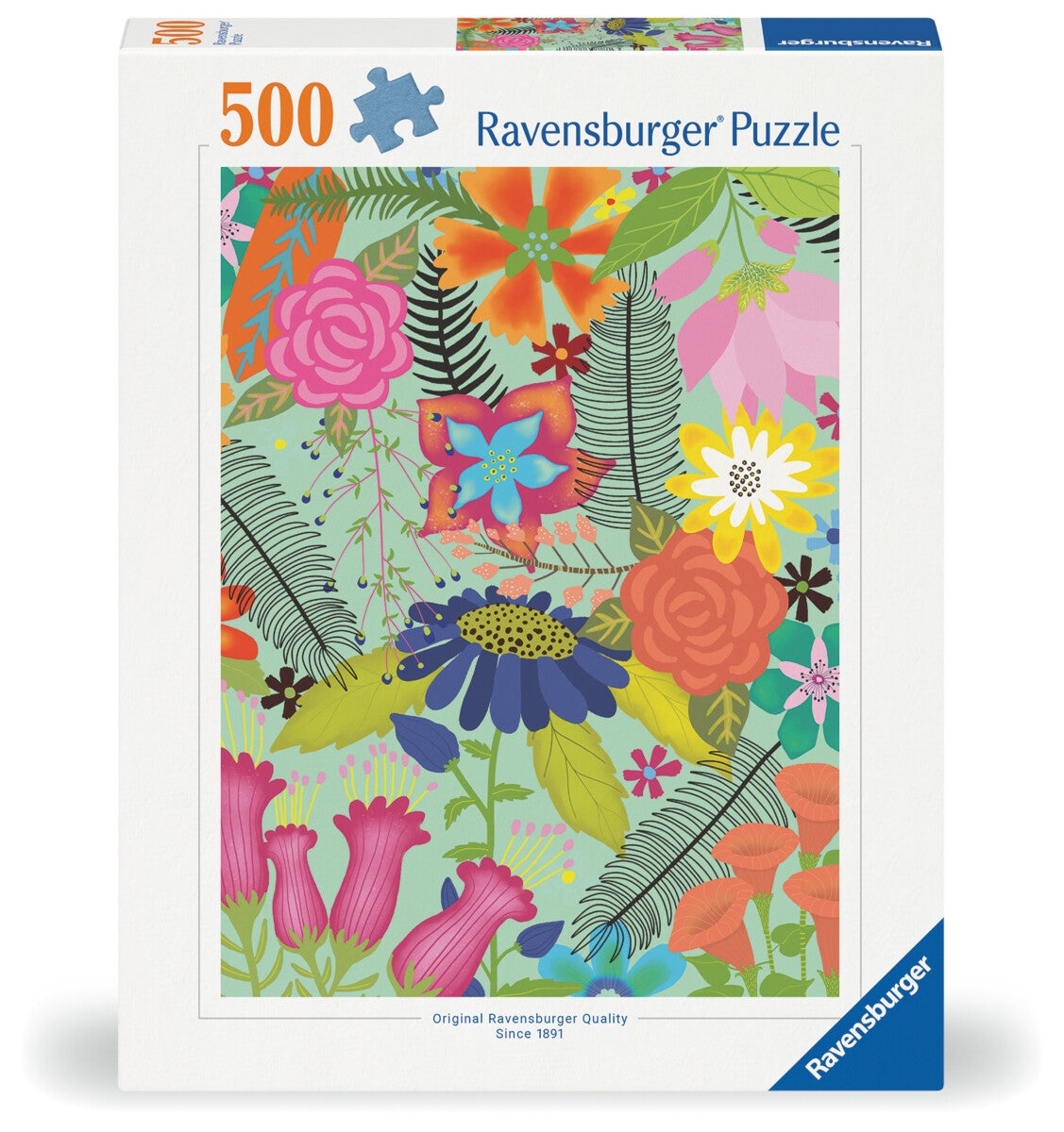 Puslespill 500 Blomsterjungel Ravensburger