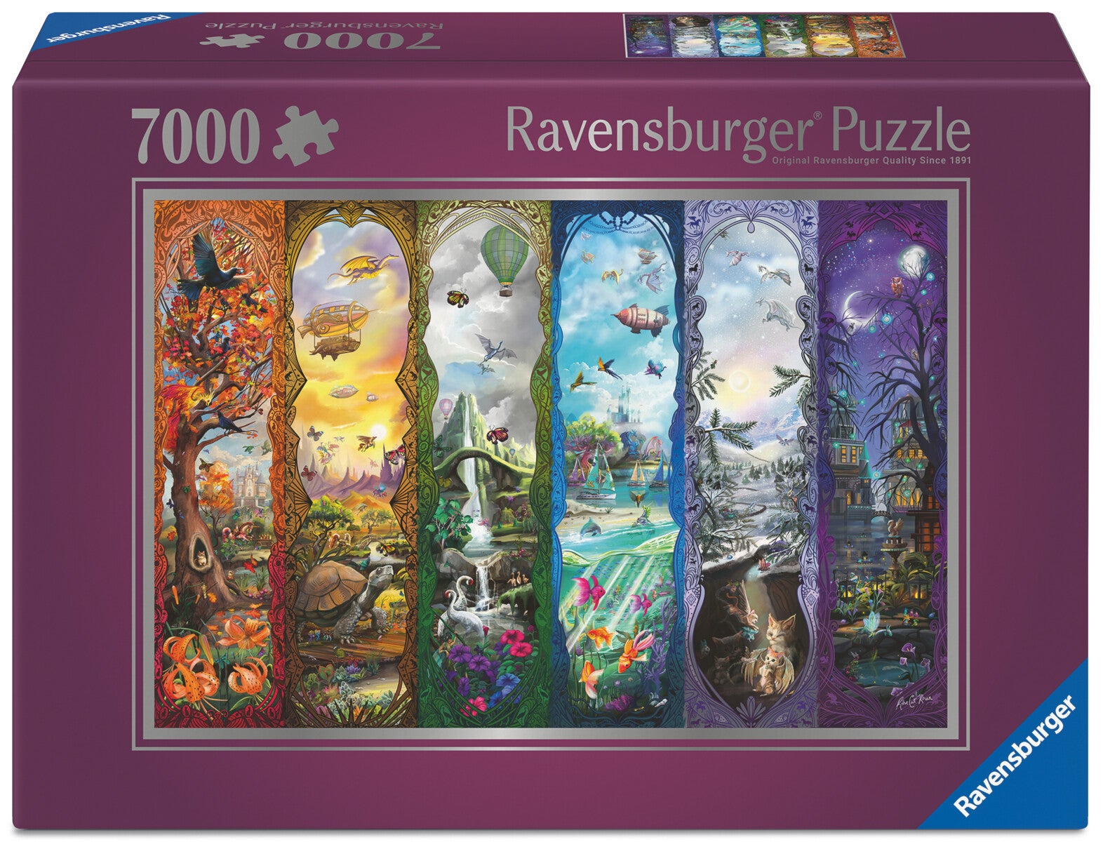 Puslespill 7000 De Seks Portalene Ravensburger