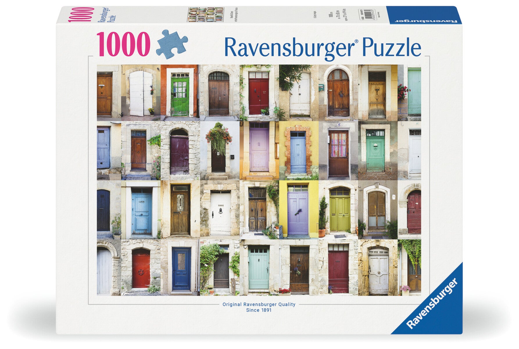 Puslespill 1000 Vakre Dører Prov Ravensburger