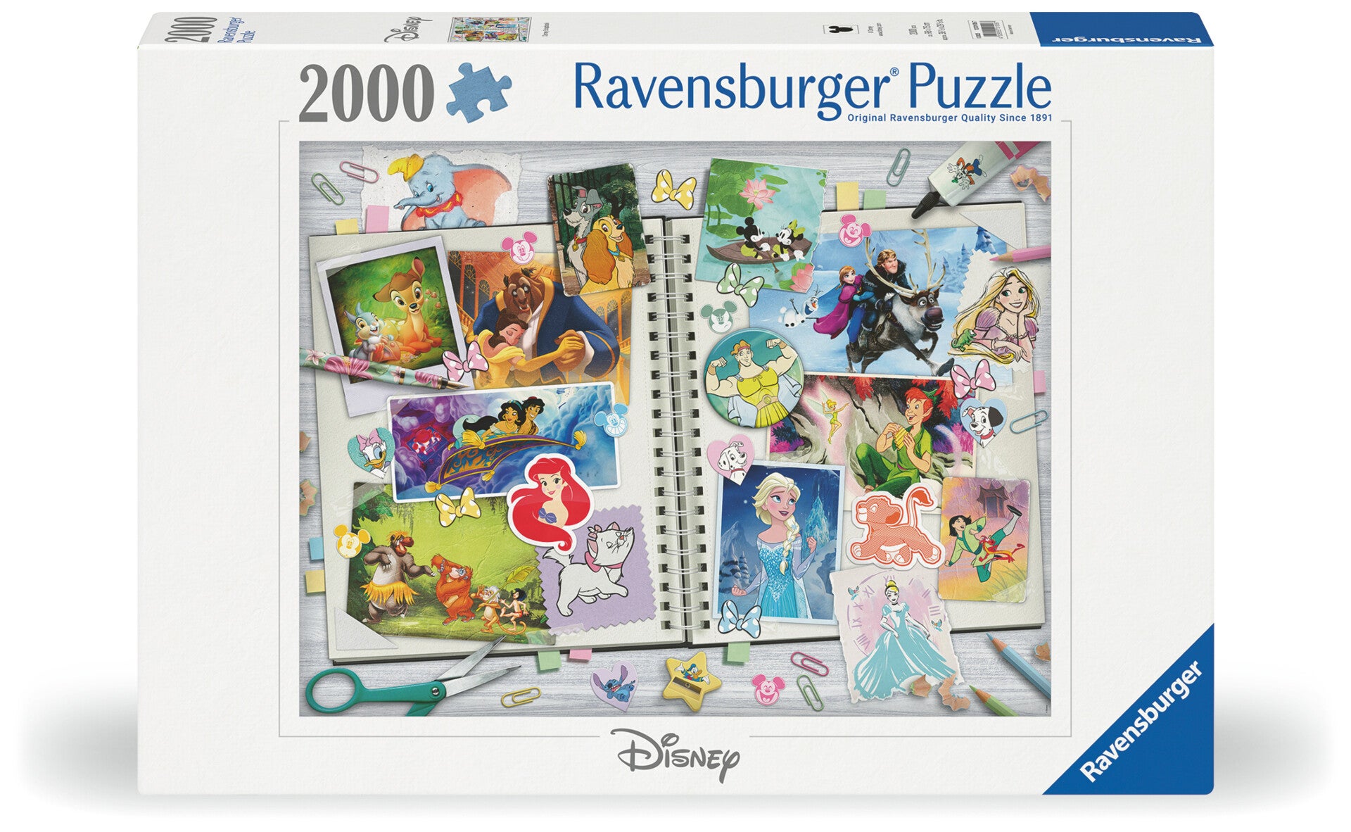 Puslespill 2000 Wd Utklippsalbum Ravensburger