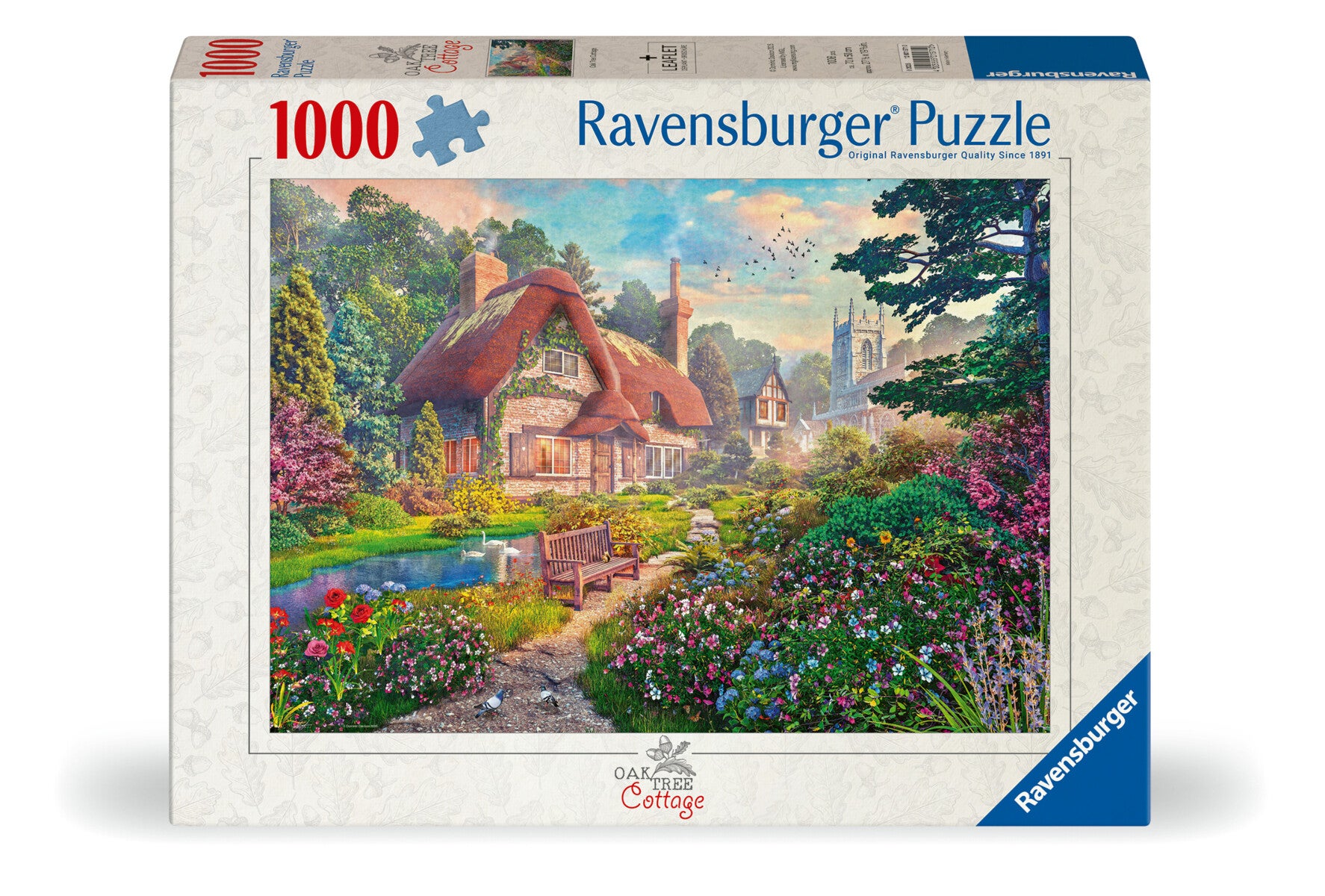 Puslespill 1000 Oak Tree Cottage Ravens