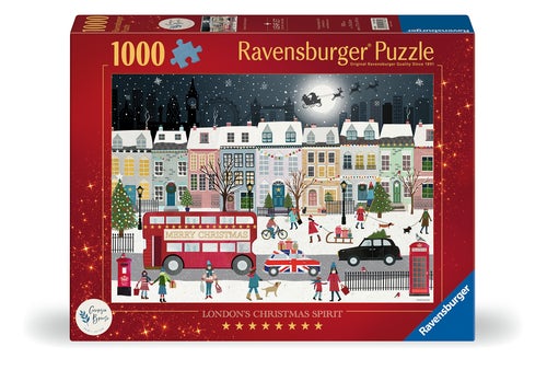 Puslespill 1000 Londons Julestemning Ravensburger