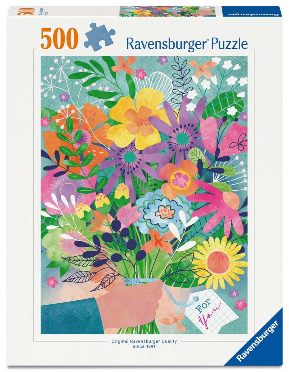 Puslespill 500 Flowers For You Ravensbur