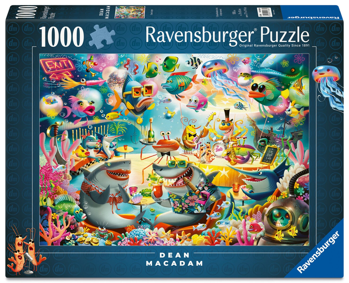 Puslespill 1000 Hav Salong Ravensburger