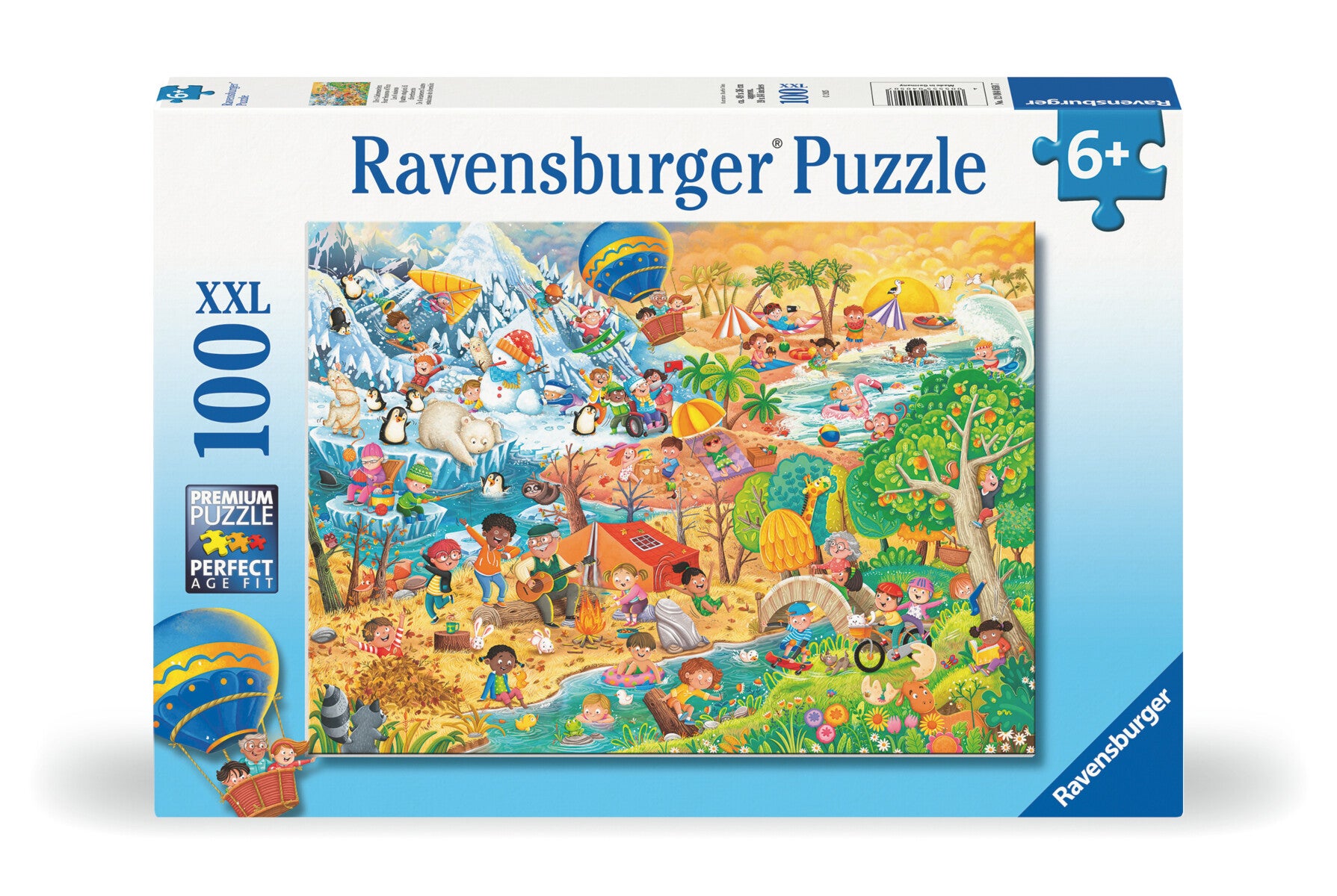 Puslespill 100 Fire Årstider Ravensburger