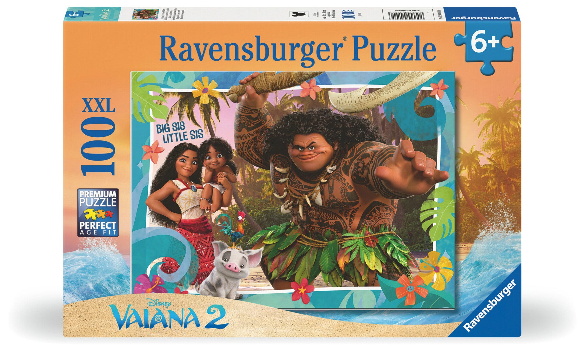 Puslespill 100 Disney Vaiana 2 Ravensburger