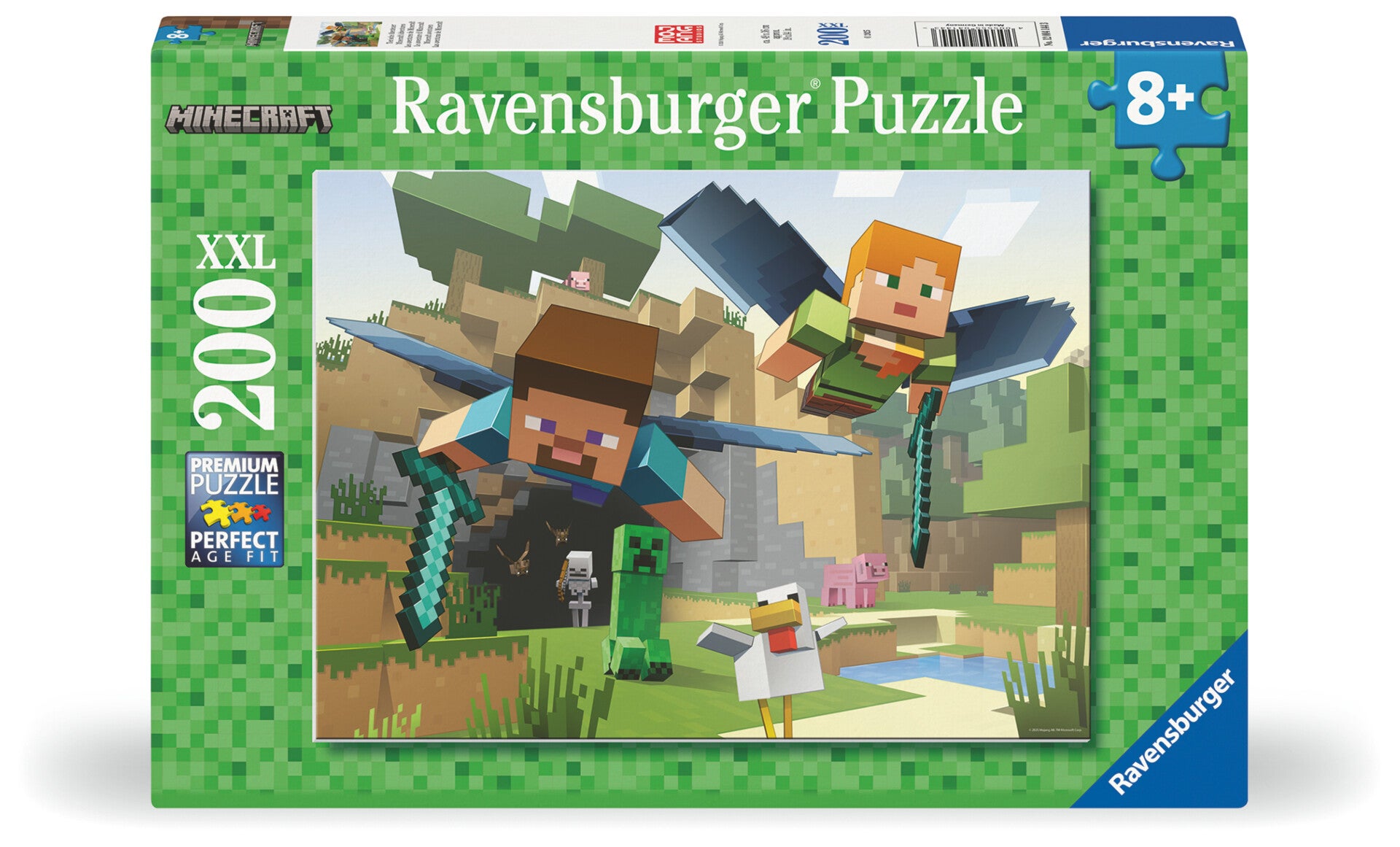 Puslespill 200 Minecraft Ravensburger