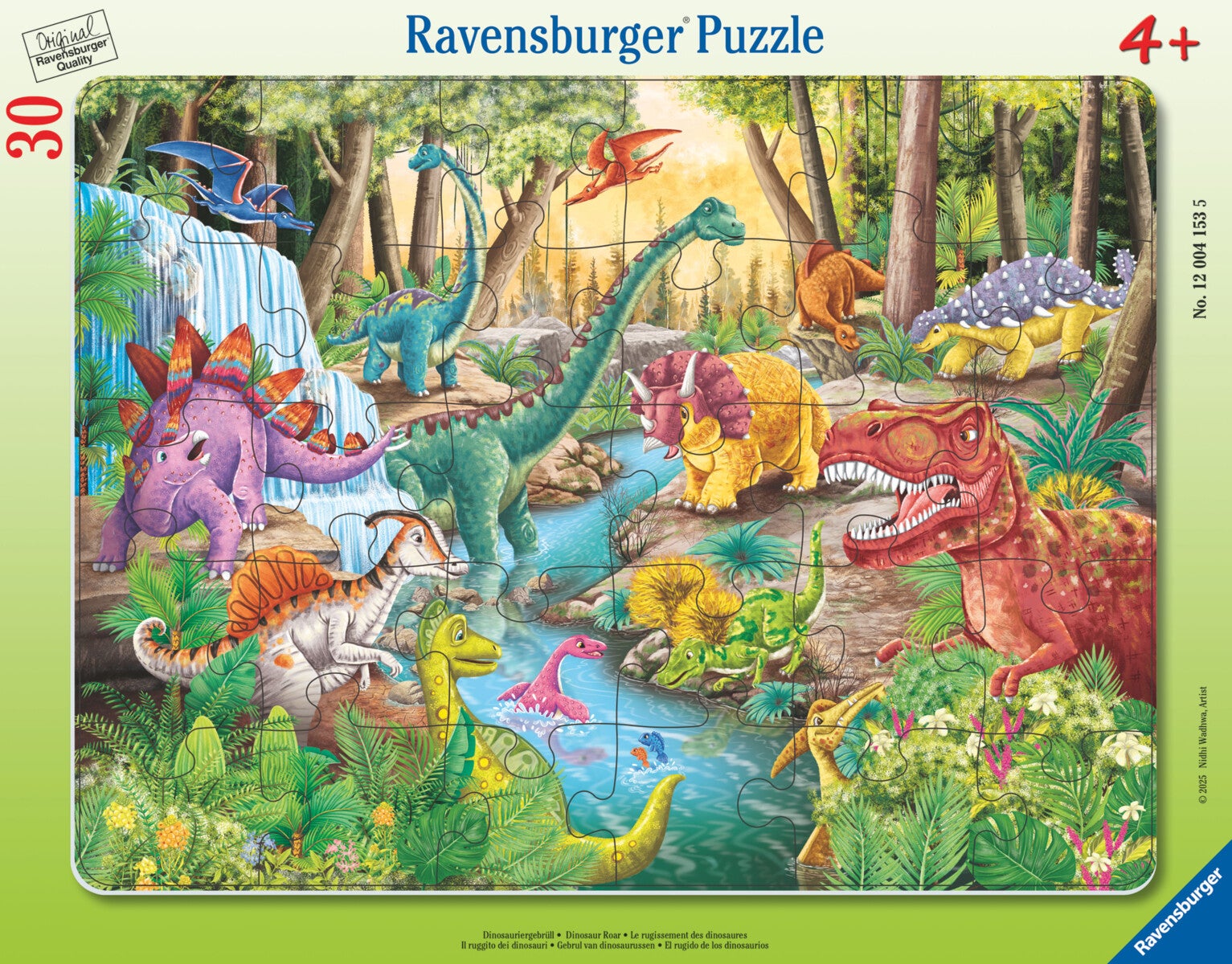 Puslespill 30 Dinosaurbrøl Ravensburger