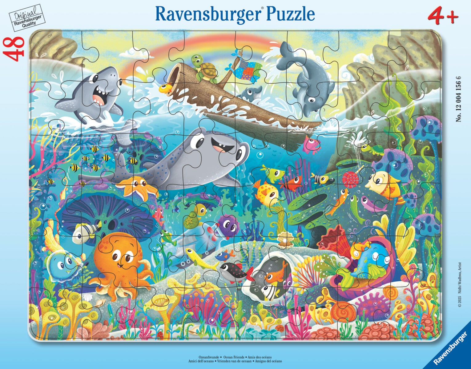 Puslespill 48 Havets Venner Ravensburger