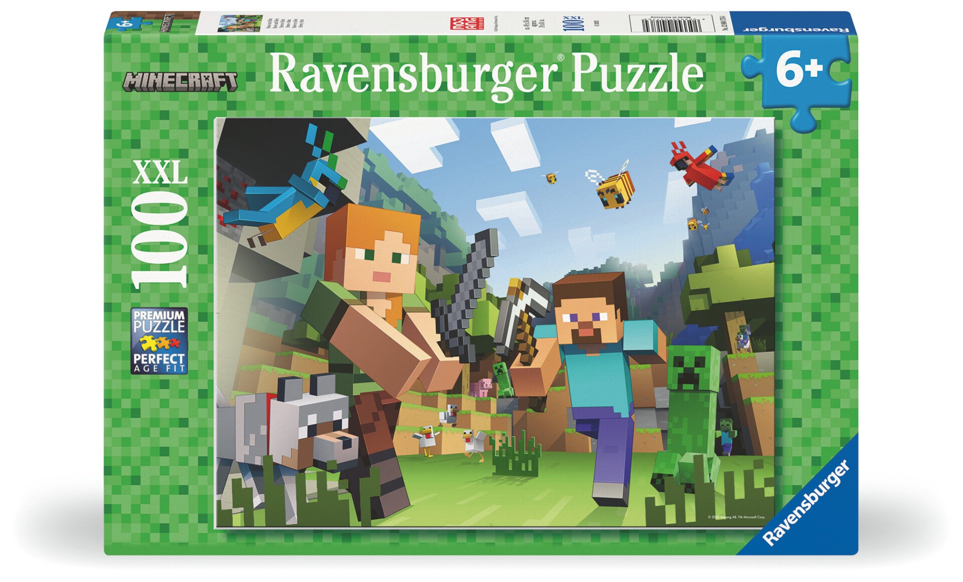 Puslespill 100 Minecraft Ravensburger