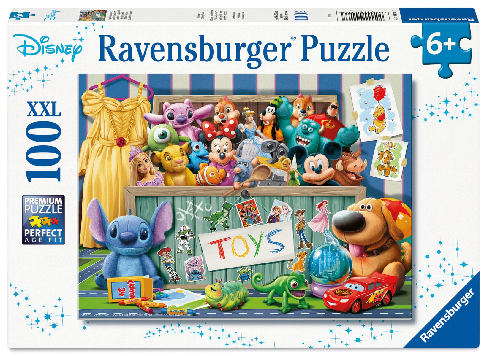 Puslespill 100 Wd Pixar Ravensburger