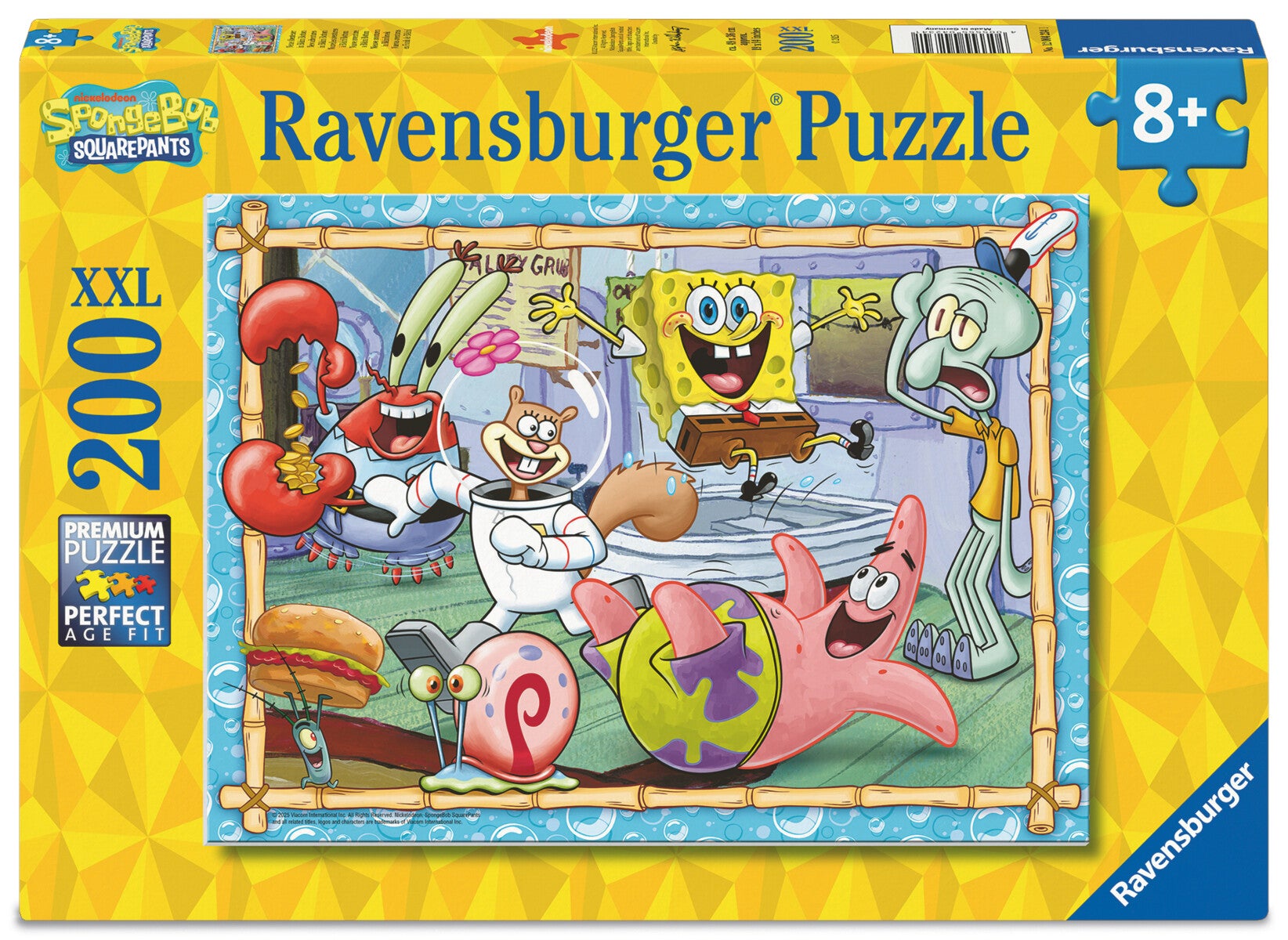 Puslespill 200 Svampebob Ravensburger