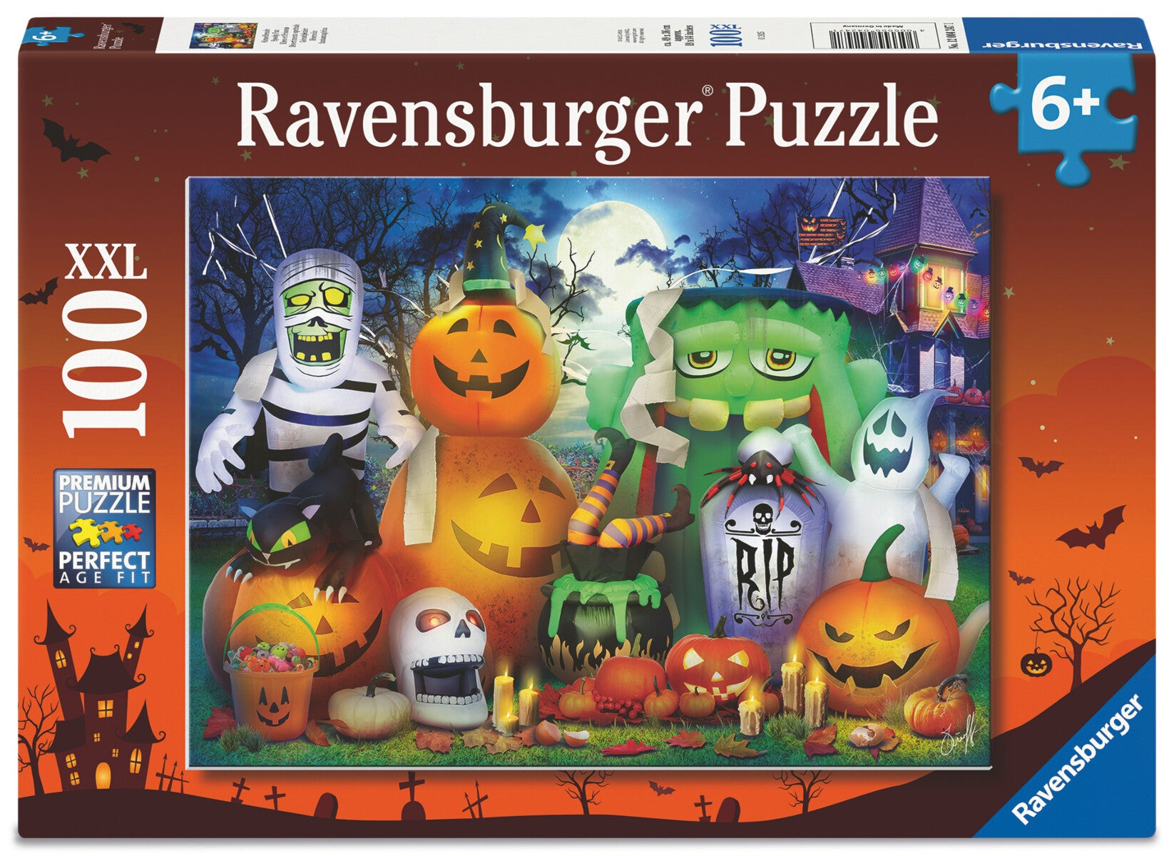 Puslespill 100 Skummel Moro Ravensburger