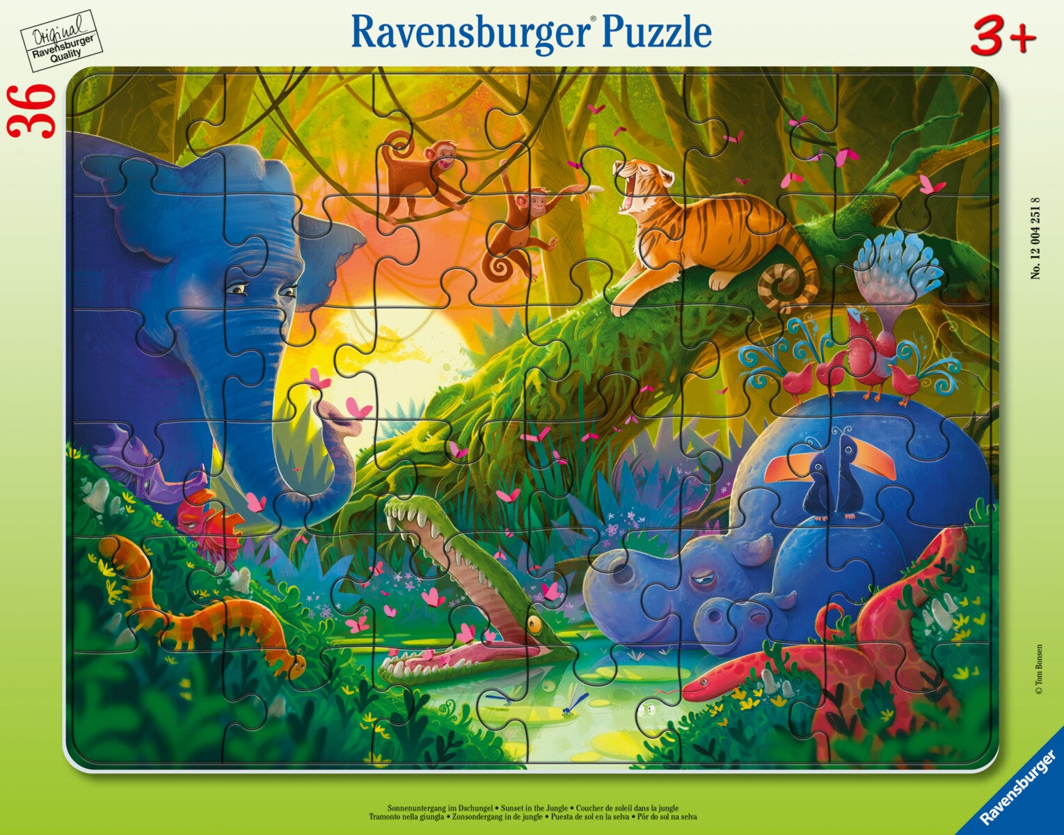 Puslespill 36 Jungel Ravensburger