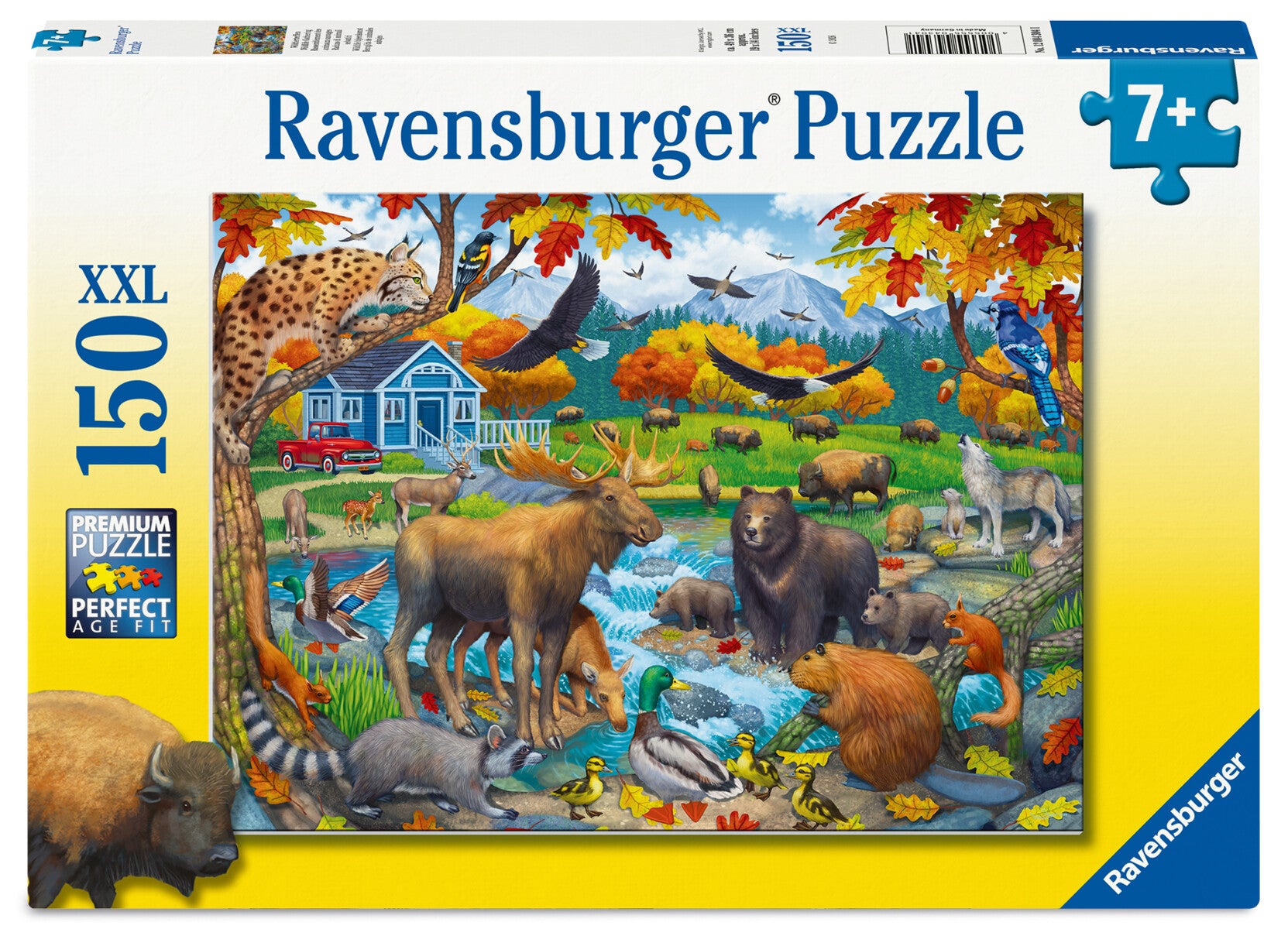 Puslespill 150 Samling Av Dyreliv Raven