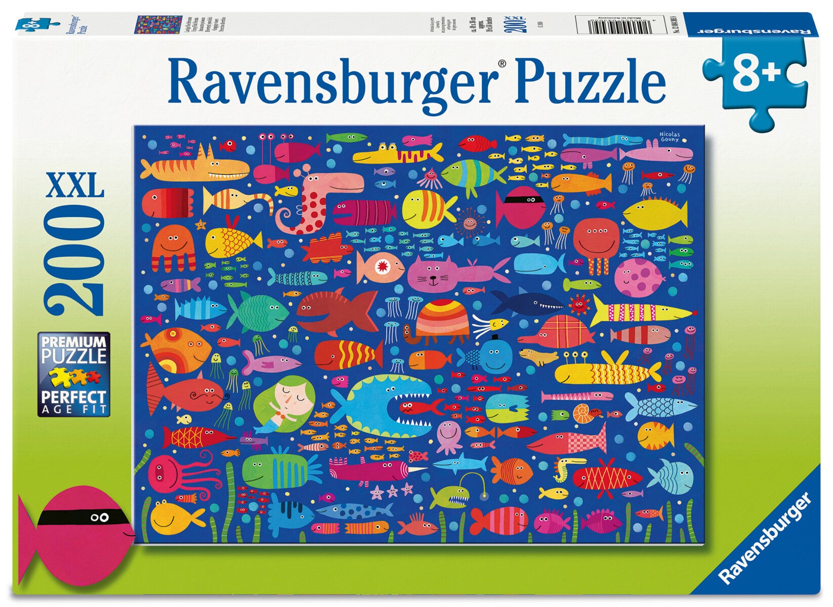 Puslespill 200 Fiskevenner Ravensburger