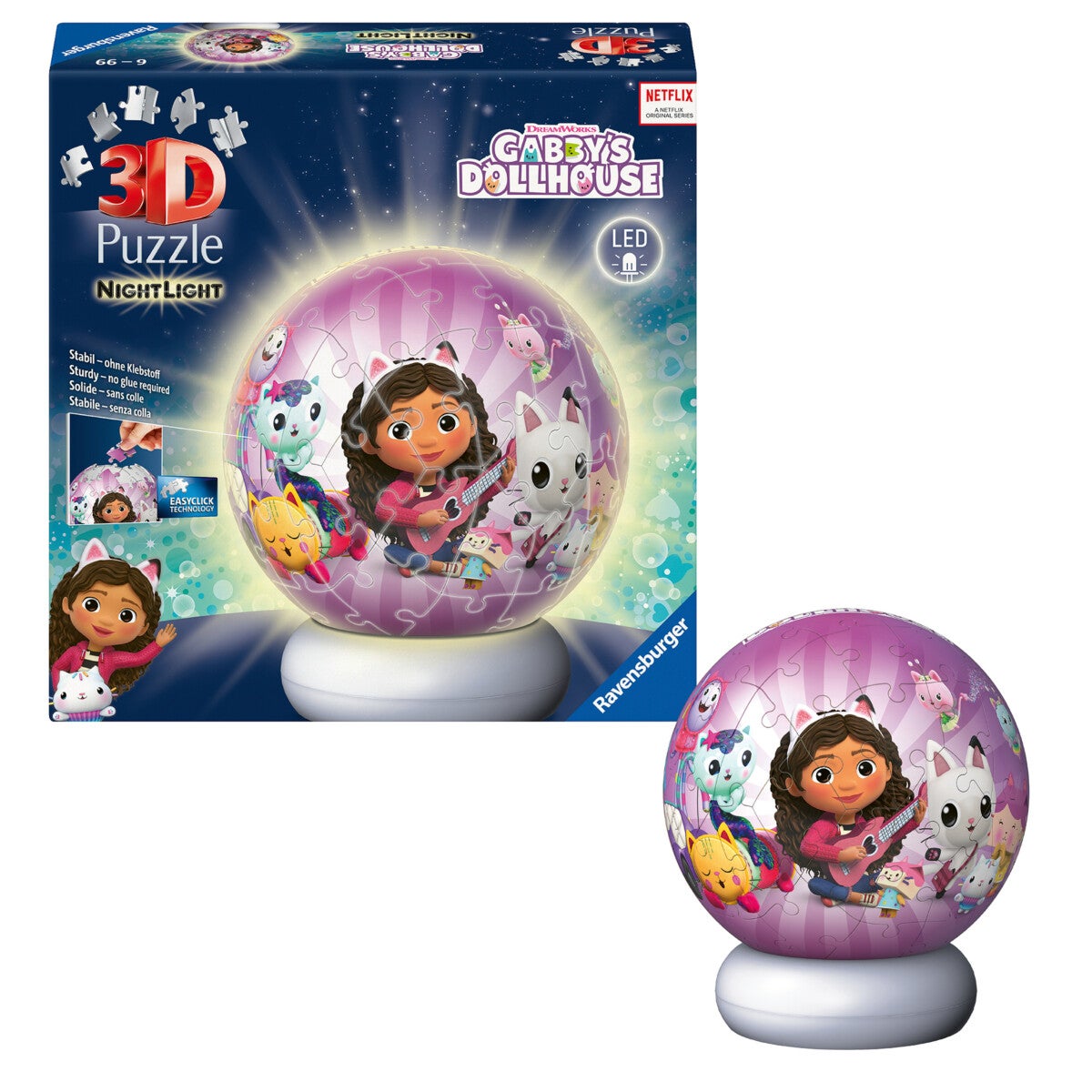 Puslespill 72 Nattlampe Gabby Ravensburg