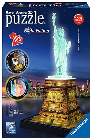 Bilde av Puslespill 108 3d Statue Of Liberty Ravensburger