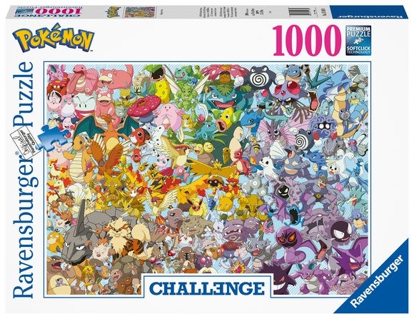Puslespill 1000 Pokèmon Utfordring  Ravensburger