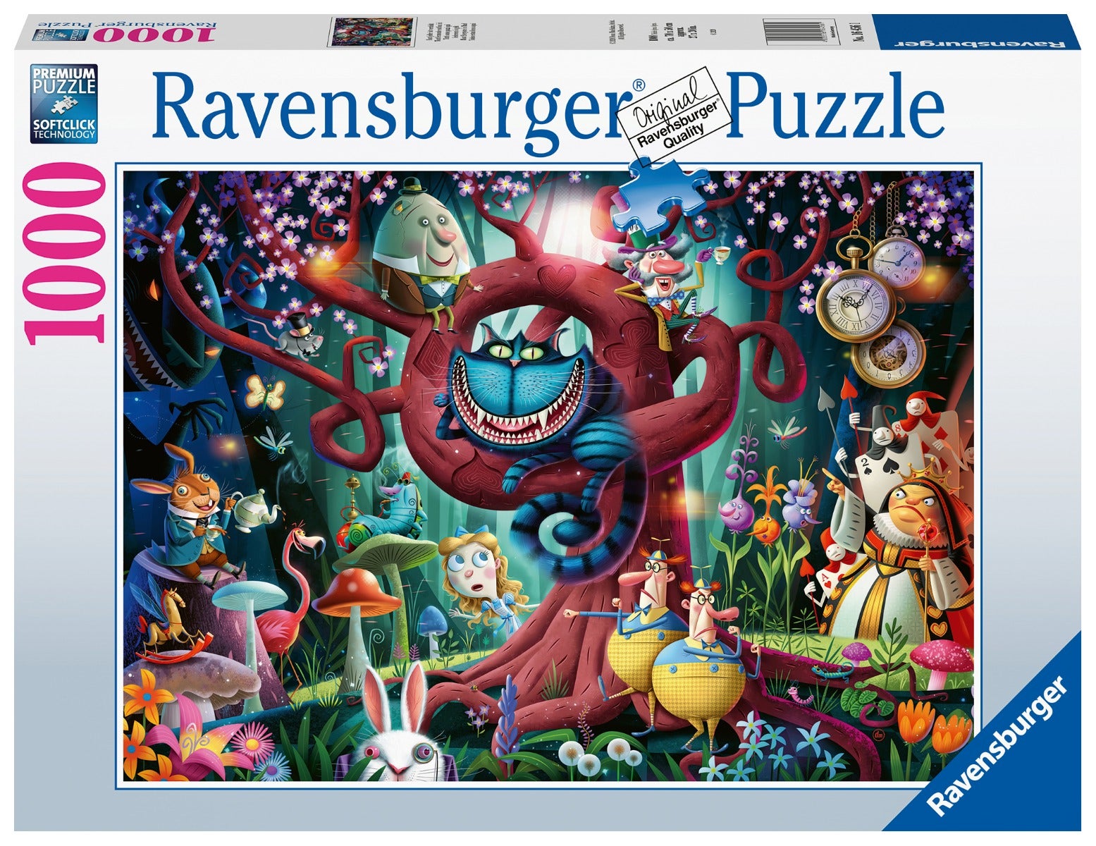 Puslespill 1000 Alice I Eventyrland Ravensburger