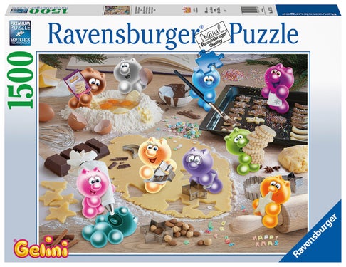 Puslespill 1500 Gelinis julebakeri Ravensburger