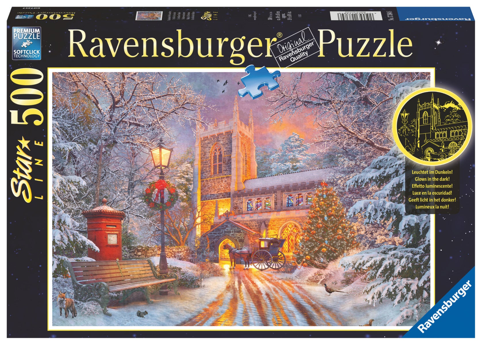 Puslespill 500 Magisk Jul Starline Ravensburger