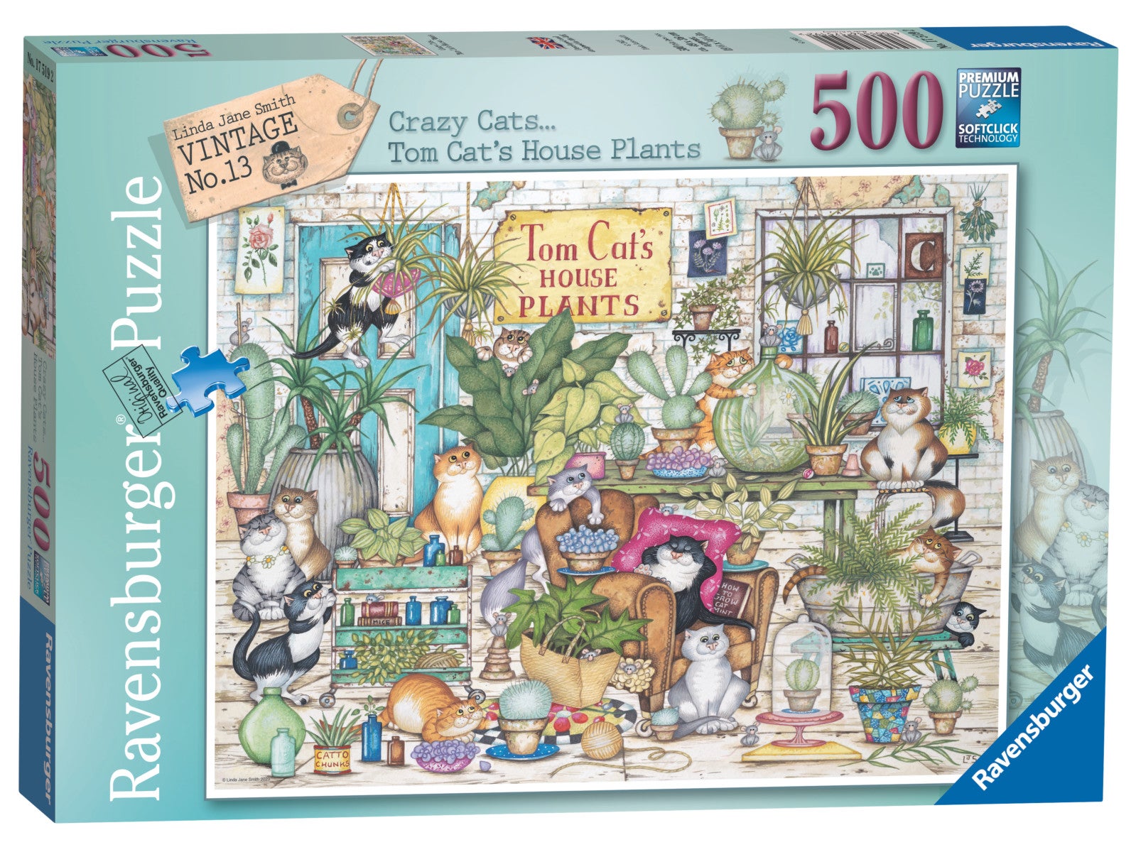 Puslespill 500 Plante Butikk Ravensburger
